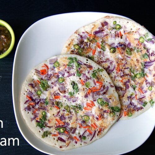 Onion and cheese uthappam – South Indian tiffin in San Diego